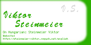 viktor steinmeier business card